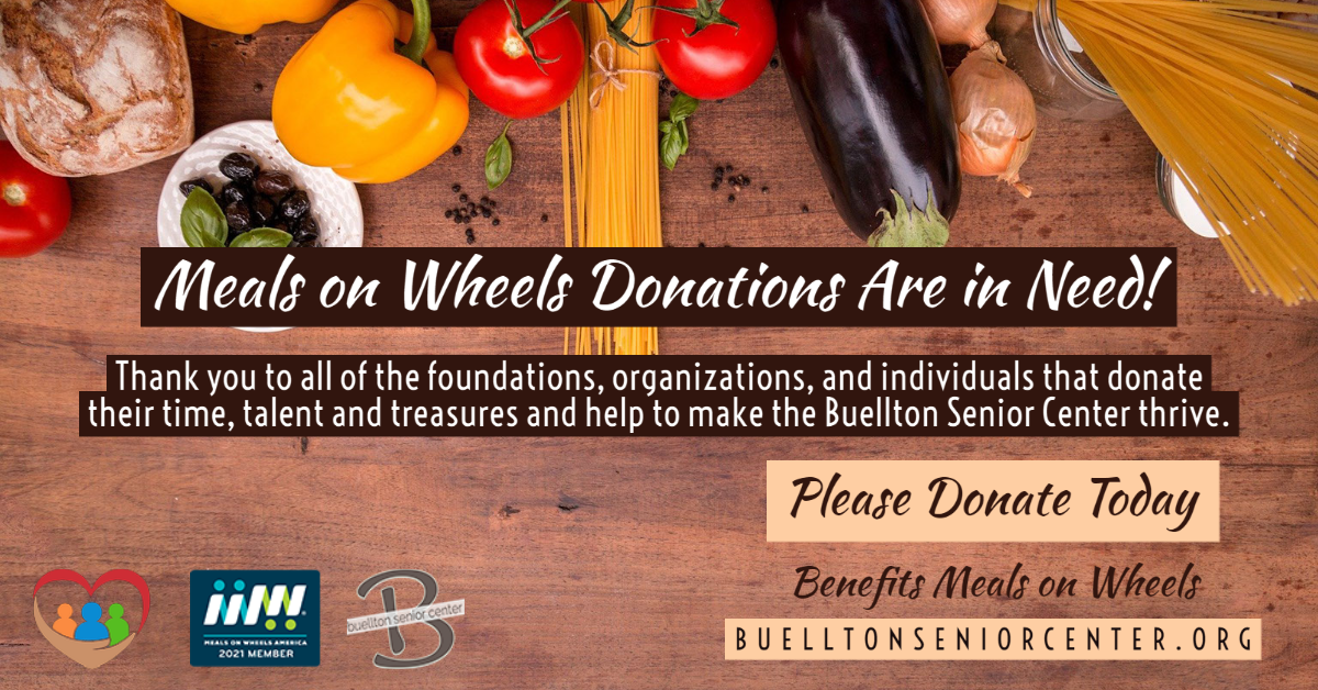 meals on wheels donation